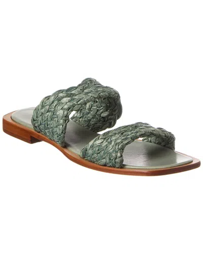 Schutz Amani Flat In Green
