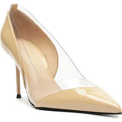 Schutz Andie Pointed Toe Pump In Nude