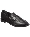 Schutz Andria Leather Flat In Black