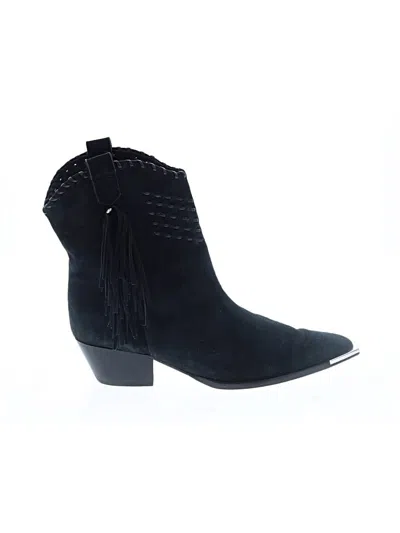 Pre-owned Schutz Ankle Boots In Black