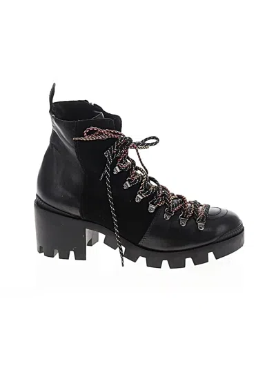 Pre-owned Schutz Ankle Boots In Black