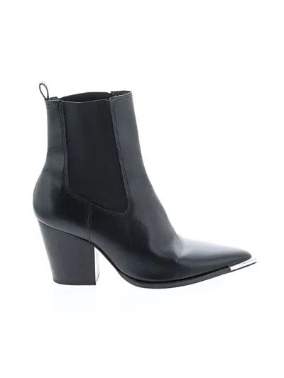 Pre-owned Schutz Ankle Boots In Black