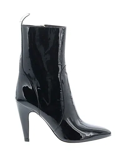 Pre-owned Schutz Ankle Boots In Black