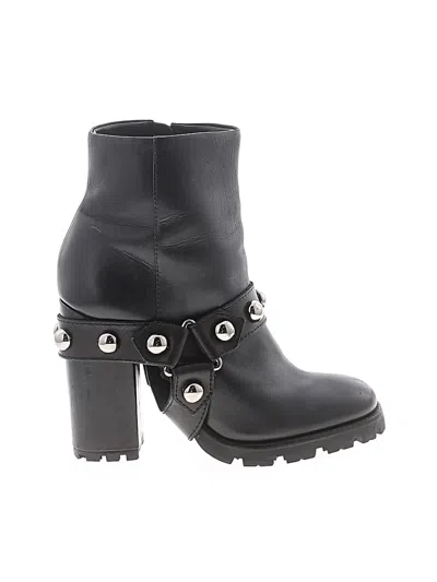 Pre-owned Schutz Ankle Boots In Black