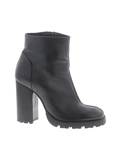 Pre-owned Schutz Ankle Boots In Black