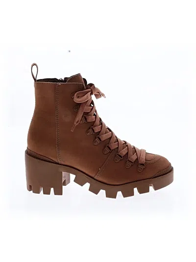 Pre-owned Schutz Ankle Boots In Brown
