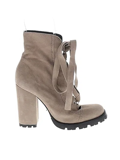Pre-owned Schutz Ankle Boots In Gray