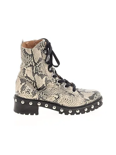 Pre-owned Schutz Ankle Boots In Ivory