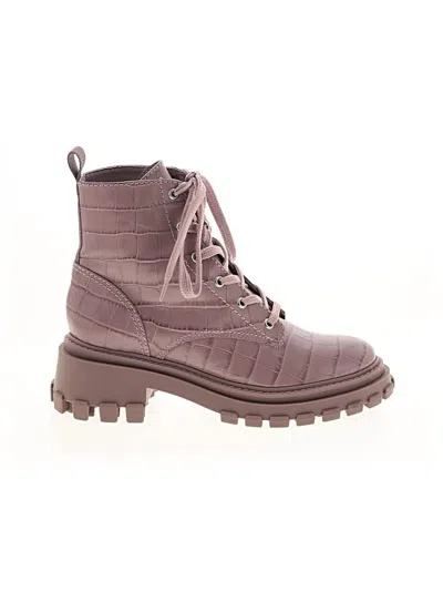Pre-owned Schutz Ankle Boots In Purple
