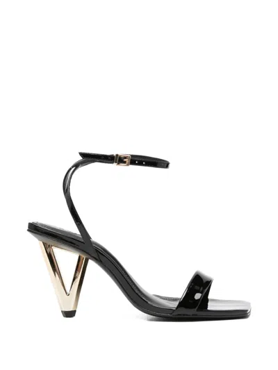 Schutz Ankle-strap Sandals In Black