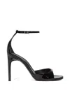 Schutz Ankle-strap Sandals In Black