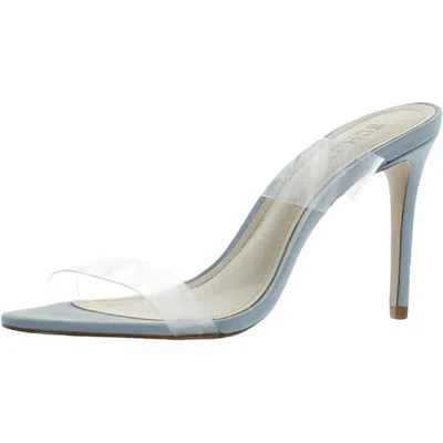 Schutz Ariella Womens Dressy Square Toe Heels In Blue
