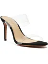 Schutz Ariella Strappy See-through Vinyl Slide Sandals In White