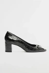 Schutz Arissa Ballet Block Heel In Black, Women's At Urban Outfitters