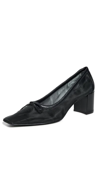Schutz Arissa Block Pumps Black