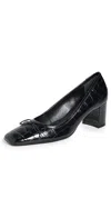 SCHUTZ ARISSA CROCO PUMPS BLACK