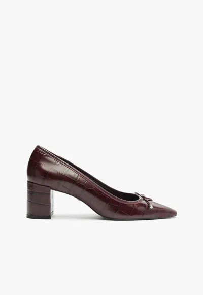 Schutz Arissa Pump In Cherry Wine