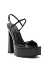 Schutz Arlene Patent Leather Platform Heel In Black, Women's At Urban Outfitters In Black
