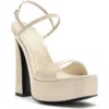 Schutz Arlene Platform Sandal In Neutral