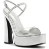 Schutz Arlene Platform Sandal In Silver