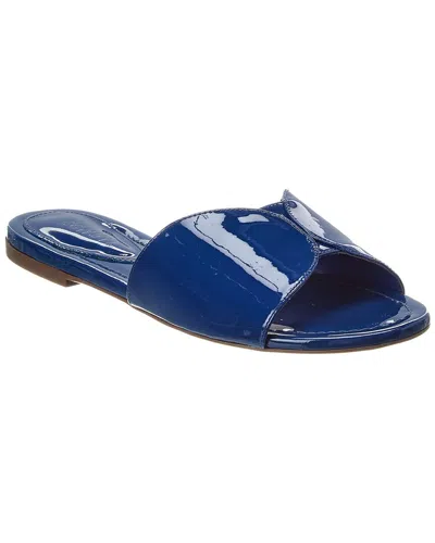 Schutz Arya Patent Sandal In Blue