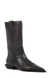 Schutz Ashley Pointed Toe Western Boot In Black