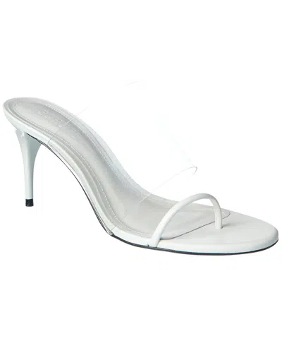 Schutz Astra Leather Sandal In White