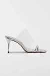 Schutz Astra Mule Heel In Silver, Women's At Urban Outfitters