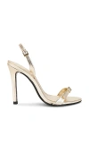 Schutz Aurora Sling Sandal In Gold