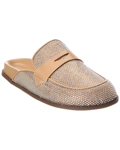 Schutz Ava Leather Mule In Brown