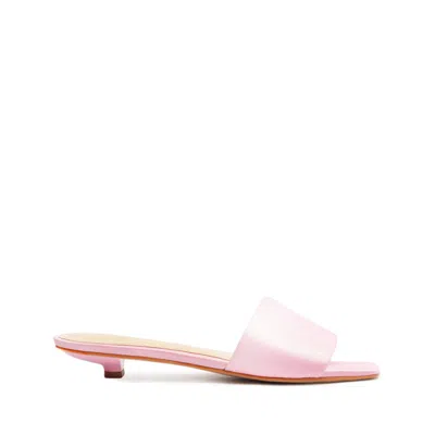 Schutz Avery Satin Sandal In Pink