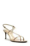 Schutz Women Azure Mid Stiletto Heel Dress Sandals In Silver
