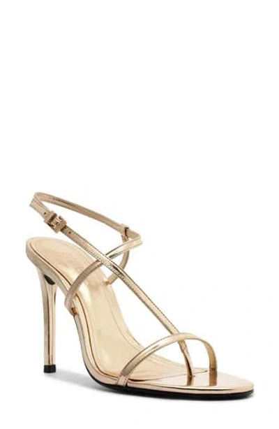 Schutz Azure Slingback Sandal In Metallic