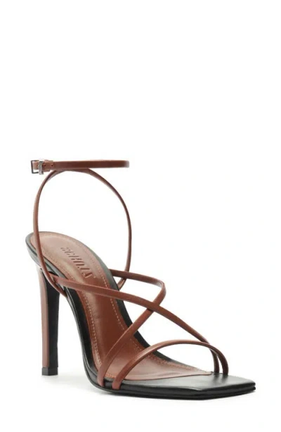 Schutz Bari Ankle Strap Sandal In Black