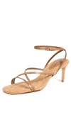 Schutz Bari Mid Sandals Caramel Coffee In Caramel Coffee