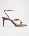 Schutz Bari Ankle Strap Sandal In Miele