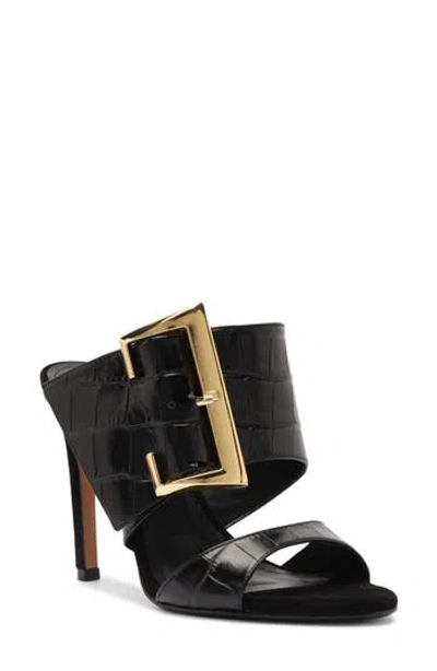 Schutz Beatrix Slide Sandal In Black