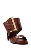Schutz Beatrix Slide Sandal In Brown