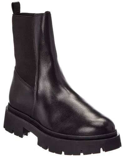 Schutz Billie Leather Bootie In Black