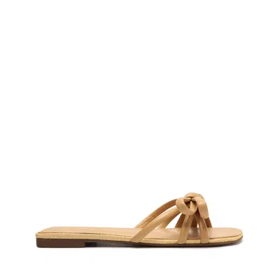 Schutz Blossom Sandal In Gold