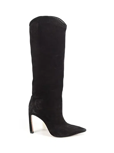 Pre-owned Schutz Boots In Black
