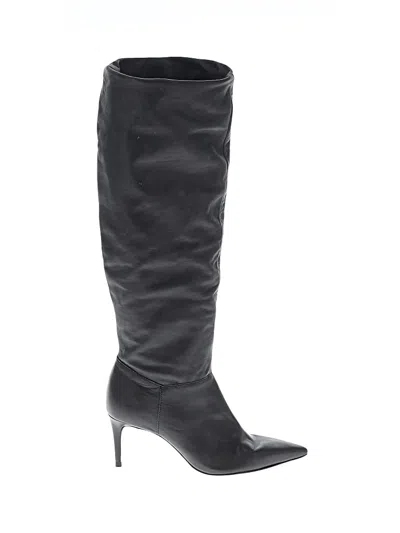 Pre-owned Schutz Boots In Black