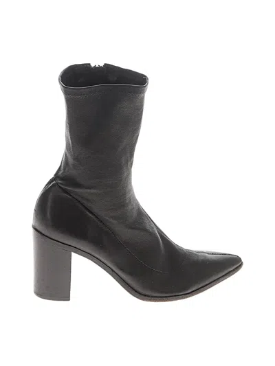 Pre-owned Schutz Boots In Black