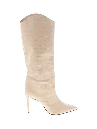 Pre-owned Schutz Boots In Ivory