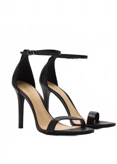 Schutz Cadey-lee High Heel Sandals In Black
