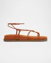 Schutz Calabria Strappy Suede Sporty Sandals In Brown