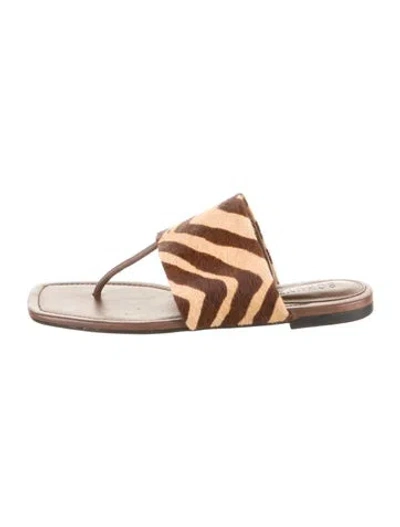 Pre-owned Schutz Calf Hair Animal Print W/ Tags In Multicolor