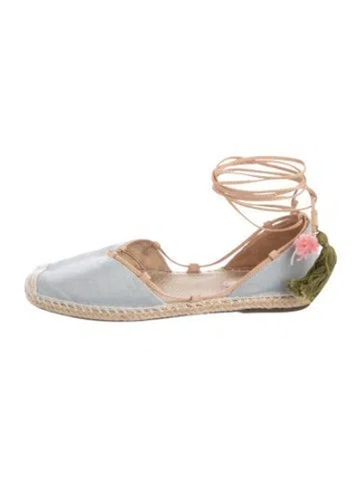 Pre-owned Schutz Canvas Espadrilles In Blue