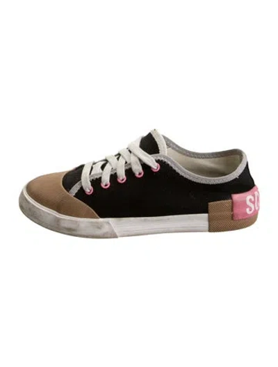 Pre-owned Schutz Canvas Sneakers In Multi