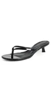 Schutz Carolyn Heeled Sandals Black In Black